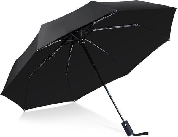 Travel Essentials Umbrella Windproof Compact Collapsible Light - Image 2