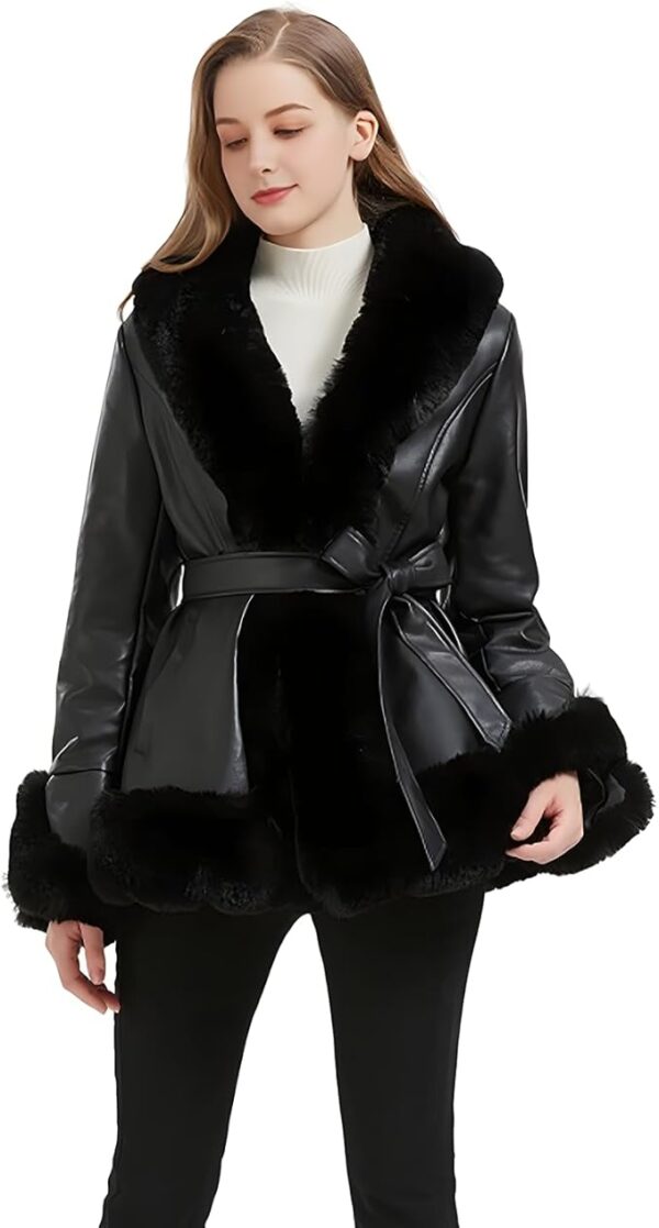 GRAN ORIENTE Women's Faux Leather Jacket - Image 2