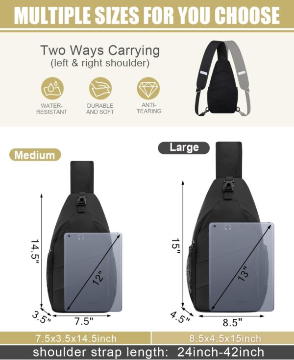 Crossbody Bags for Women Men Trendy Sling Bag Bakpack Casual Chest Bag - Image 2