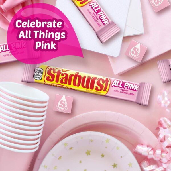 STARBURST All Pink Fruit Chews Candy Bulk Pack - Image 4