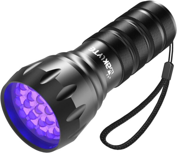 Black Light UV Light, 21 LED 395nm UV Flashlight, Powerful Mini Blacklight Flashlight