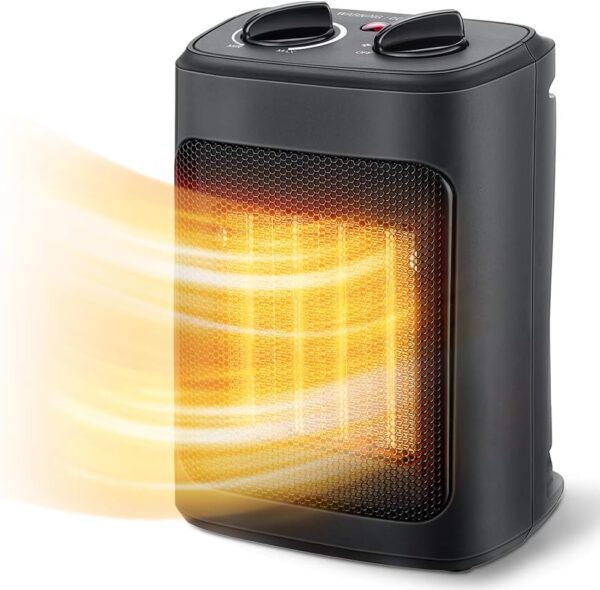 Space Heater, 1500W Electric Heaters Indoor Portable with Thermostat