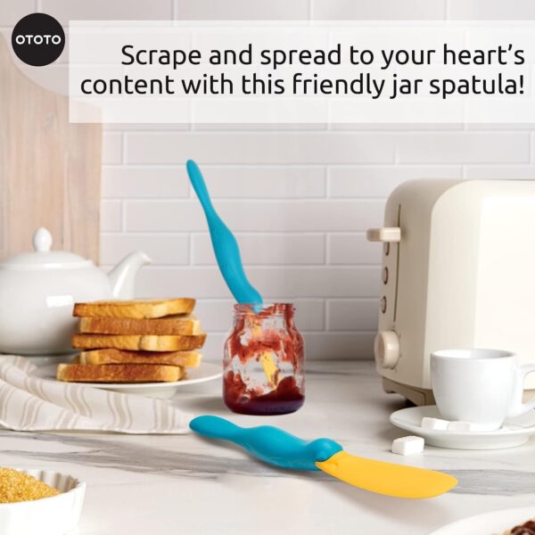 OTOTO Splatypus Jar Spatula for Scooping and Scraping - Unique Fun Cooking Kitchen Gadgets for Foodies - - Image 3