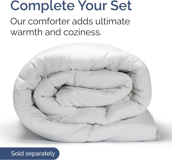 Extra Deep Twin Sheet Set - 4 Piece Breathable & Cooling Sheets - Image 6