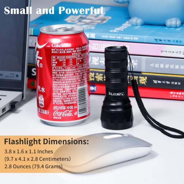 Black Light UV Light, 21 LED 395nm UV Flashlight, Powerful Mini Blacklight Flashlight - Image 3