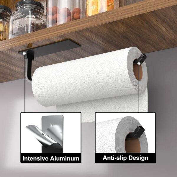 Paper Towel Holder - Self-Adhesive or Drilling - Image 2