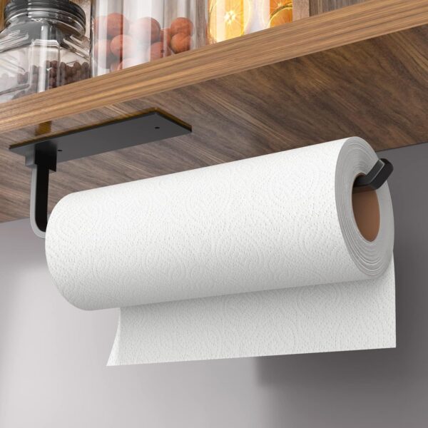 Paper Towel Holder - Self-Adhesive or Drilling