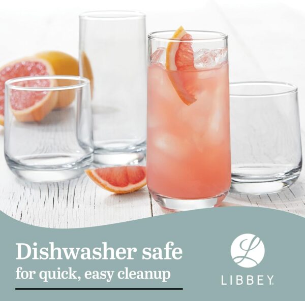 Libbey Ascent 16-Piece Tumbler and Rocks Glass Set - Image 5