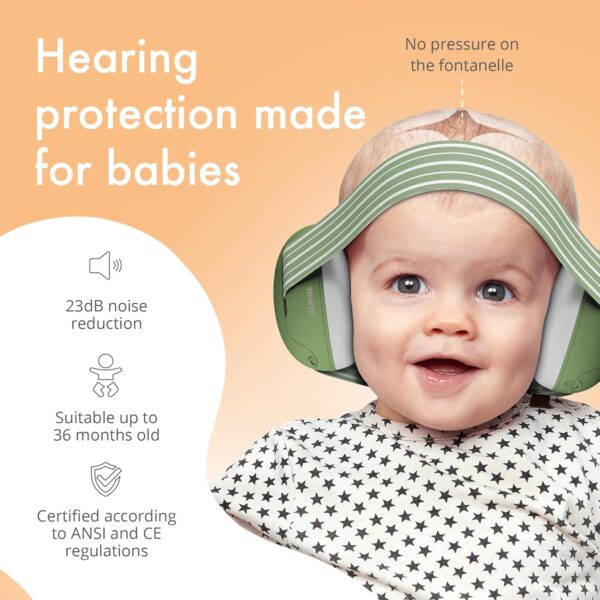 Alpine Muffy Baby Ear Protection for Babies and Toddlers up to 36 Months - Image 2