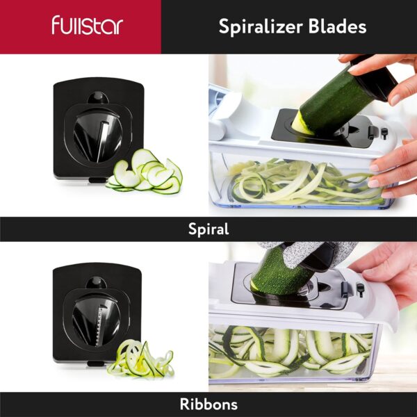 Fullstar Vegetable Chopper - Food Chopper - Onion Chopper - Vegetable Slicer & Spiralizer - Image 4