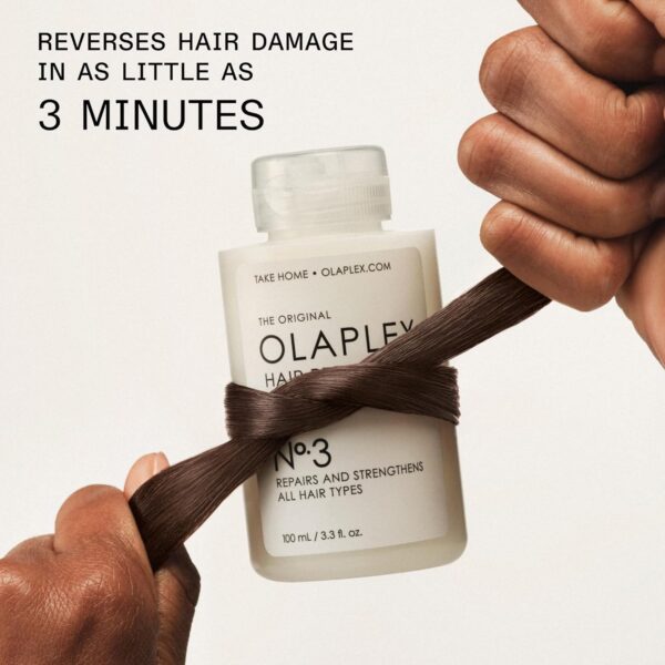 Olaplex No. 3 Hair Perfector Repairing Hair Treatment, Concentrated for Dry Damaged Hair, Repairs & Strengthens All Hair Types, 3.3 fl oz - Image 3